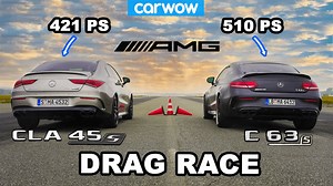 Mercedes-AMG CLA 45 S Vs C 63 S Drag Race Seems to Defy Odds Until You Notice One Thing