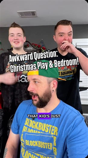 Uploads of Fun™ on Instagram: "Christmas “play”!!! 🎄😳🤣 #awkward #question #christmas2025 #funnyreel #comedyreel"