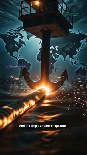 The Truth About Undersea Internet Cables 🌊⚡🛜 #shorts #mystery #science #wifi