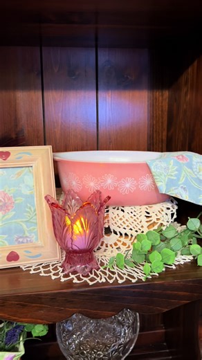 A thrifted spring collection is loading up. How sweet are these dang florals, pinks, and blues😍🌸🪿#thrifted #spring #vintage