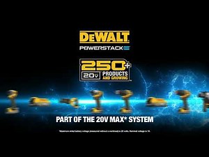 DEWALT POWERSTACK™ Compact Battery - Part Of The 20V MAX* System