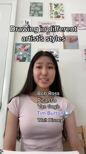 Turned out better than I thought #fyp #art #artist #challenge #arttok #timburton