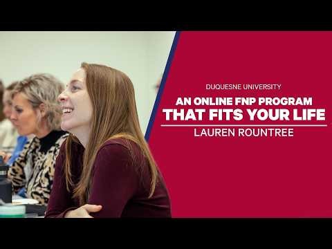 Duquesne’s Online FNP Program Fits Your Life | Lauren Rountree