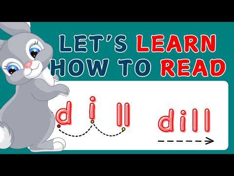 LET'S LEARN HOW TO READ!/LEARNING TO READ CVC PHONICS/READING CVC SHORT i