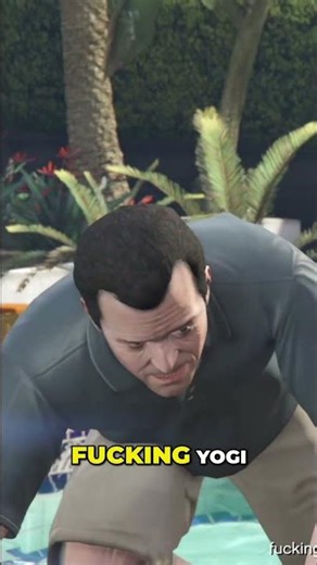 Angry Yogi Flips Out Pool Rage & House Invasion! #shorts #gta5 #gaming