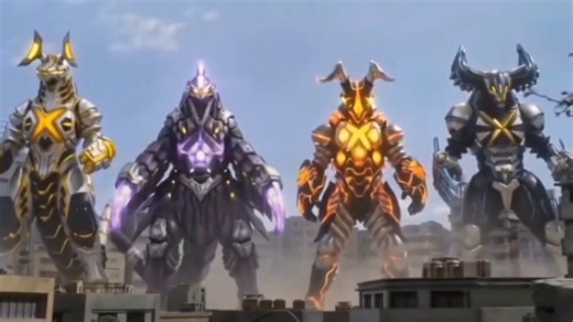 四大虚拟怪兽 哥莫拉 艾雷王 贝姆斯塔 芝顿