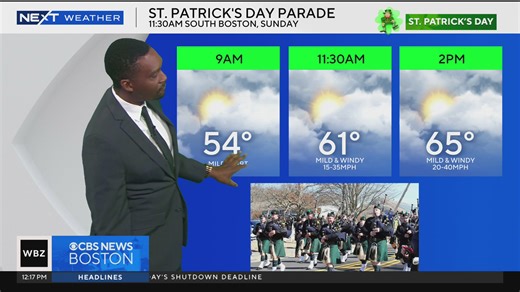 Next Weather: WBZ midday forecast for March 13