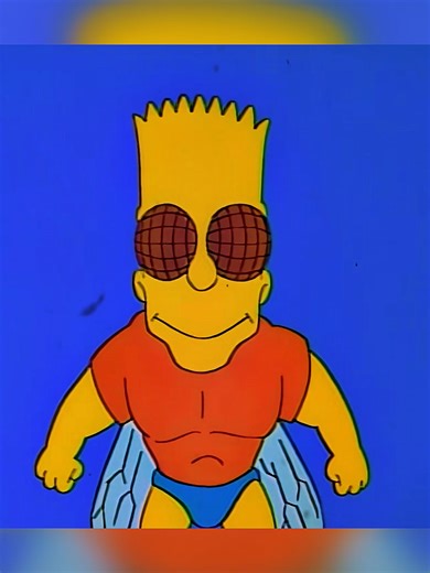 Bart Intenta Ser Un Superhéroe y Termina Como Una Mosca #lossimpson #simpsons #foruyou #resumen #frypgシ