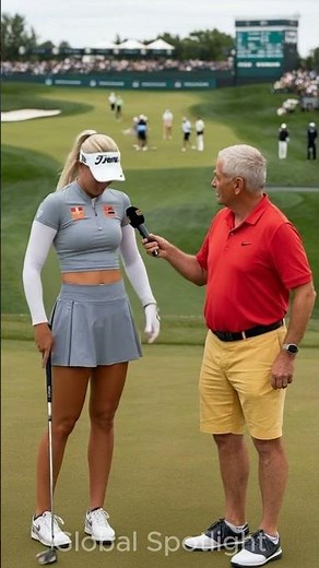 🇺🇸 You Won’t Believe This! Tallest Golfer’s Jaw-Dropping Action!🤯#golf #short #tallwomen #sports