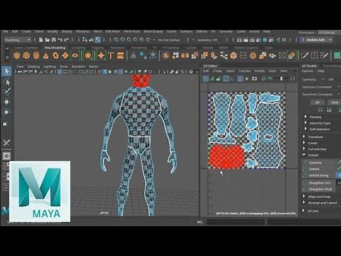 Corte de UVs en Maya 2018