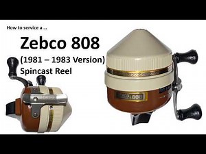 Zebco 808 (1981 - 1983 Version) Vintage Spincast Fishing Reel Service Video
