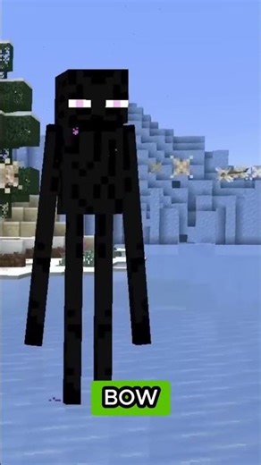 A PROJECTILE That Can DAMAGE ENDERMAN?!? #minecraft #minecraftfacts #factsadoutminecraft