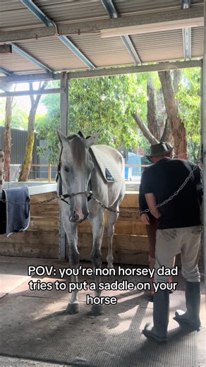 The Struggles of a Non-Horsey Dad Saddling Up