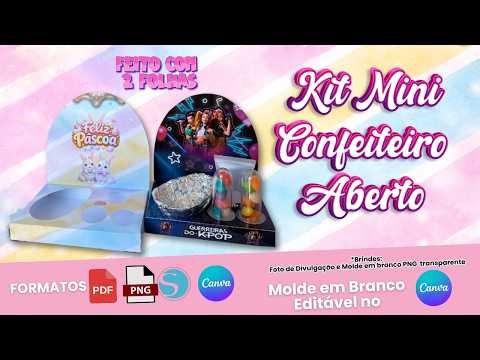 Kit Mini Confeiteiro Aberto #pascoa #miniconfeiteiro #páscoainfantil