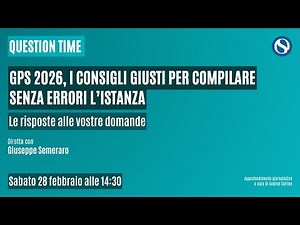 Aggiornamento GPS 2026, i consigli giusti per inoltrare senza errori la domanda