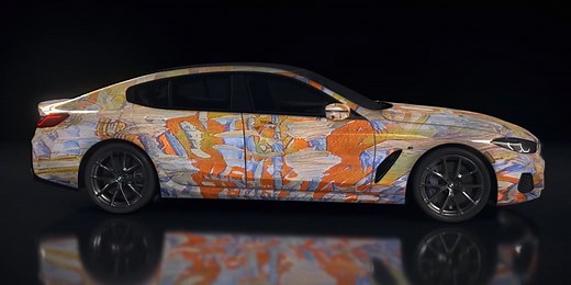 Creativity meets AI: BMW 8 turned into a work of art using artificial intelligence | BMW.com