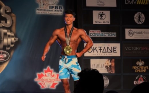 00后自然备受本韦德最终章 第五名和职业卡还有差距 不过我相信明年一点可以赶上！174最终体重 67.5体脂8%左右