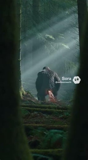 Big Foot Sighting in the Woods Goes Wrong