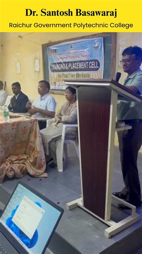 Apna Career Pe on Instagram: "Dr. Santosh Basawaraj visited Raichur Government Polytechnic College to guide students about paid internship opportunities for Diploma & Engineering students. Apna Career Pe is offering exciting internships for Diploma & Engineering students across multiple disciplines: For more details or to apply, contact: 📞 97394 59111 *Mechanical Engineering *Electronics & Communication** *Automobile Engineering** *Metallurgy** *Electrical & Electronics** *Electronics & Compute