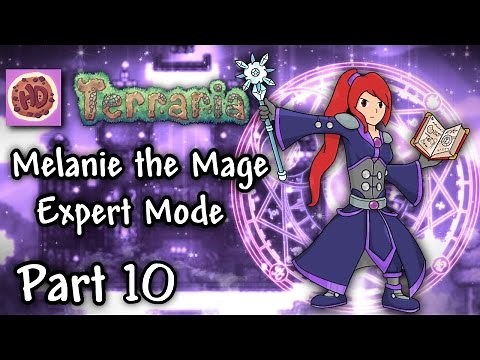 Terraria 1.3 Expert Mage Part 10 | Melanie's First Mech Boss & Evil Fishing! | 1.3 Let's Play