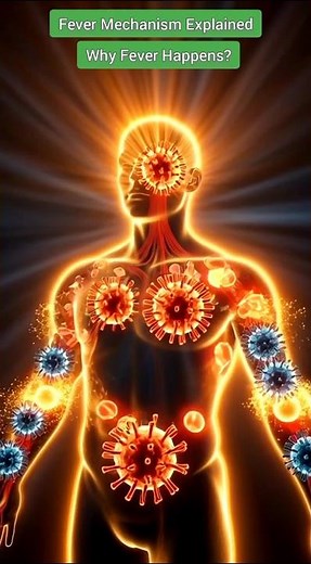 Fever Mechanism Explained | Immune System & Hypothalamus #ImmuneSystem #BiologyShorts