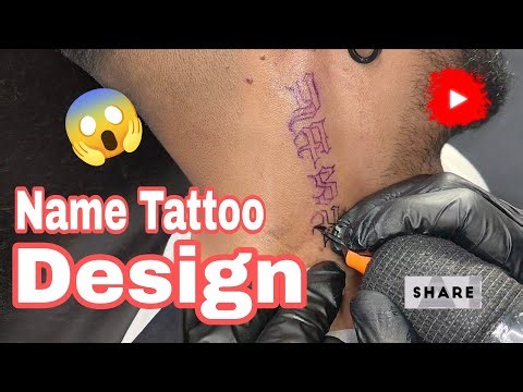 How to Make Neck Tattoo Tutorial #tattoo #masterartltp #video