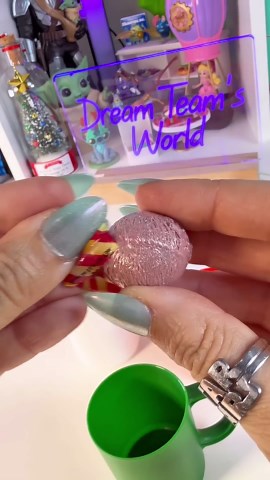 DIY cocoa slime kit creations with Five Below mix-ins