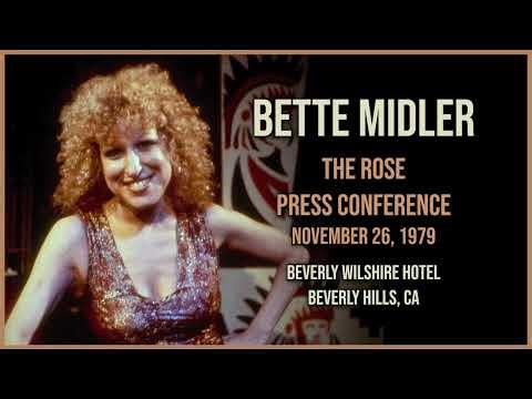 Bette Midler - "The Rose" Press Conference