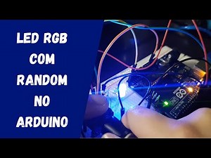 LED RGB com potenciômetro e random no arduino