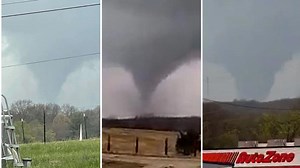 Caught on camera | Tornado touches down near populated areas south of St. Louis