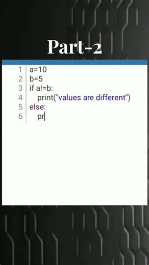 != ka matlab samjhe bina coding incomplete hai 😎🔥Aaj seekho Not Equal Operator in Python 📱#python