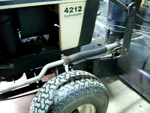 Simplicity 4212 Snow blower attachment