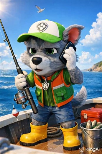 Chase Paw Patrol became a dolphin #pawpatrol #pawpatrul #pawpatroltoys #funny