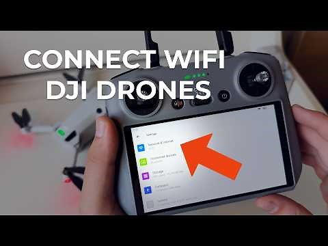 Connect WiFi to DJI Drone RC (Tutorial for DJI Mini, Mini 4 Pro, and other drone models)