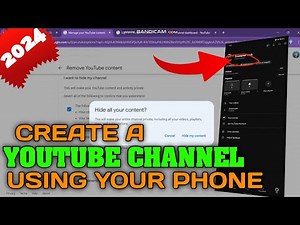 How To Create YouTube Channel Using Phone | Updated Beginners Step By Step Guide (v21)