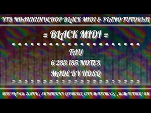 [Black MIDI] Tau | 6 283 185 Notes | HDSQ