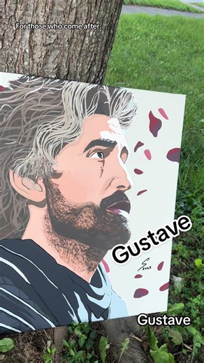 Canvas Painting Inspired by Gustave: Interactive Art
