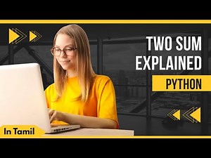 Solving Two Sum problem in Python | Tamil | Solve With Me 🔥📈