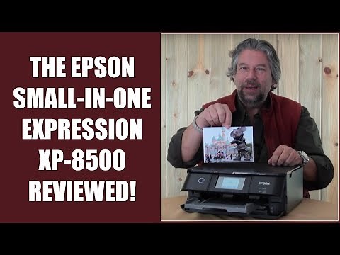 Epson Small-In-One Expression XP-8500 Color Photo Printer -- REVIEWED!