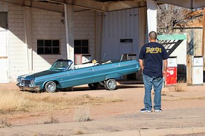 Custom Engraved 1964 Azure Aqua Chevrolet Impala Convertible