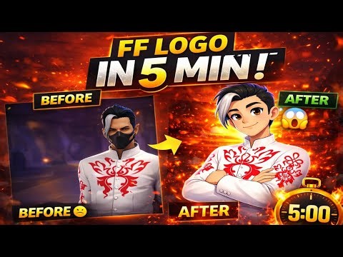 How to Make YouTube Channel Profile Logo In 5 Minutes ? #profile #logo #freefire #ytchannel