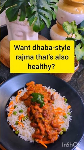 High Protein Rajma Recipe | Dhaba Style Rajma Masala Recipe | Healthy Rajma Chawal