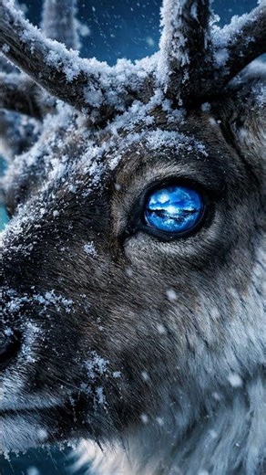 Why Reindeer Eyes Change Color with the Seasons 🦌❄️ #Reindeer #Nature #Science
