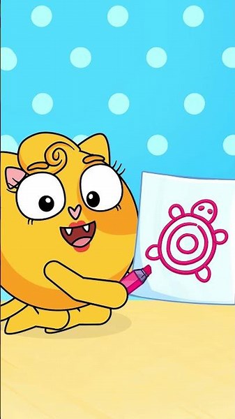 Simple drawings from circles that everyone can draw! | Useful & Simple Games for Kids #shortsforkids
