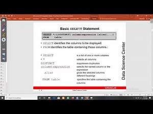 SQL SELECT Statement Capabilities: Projection