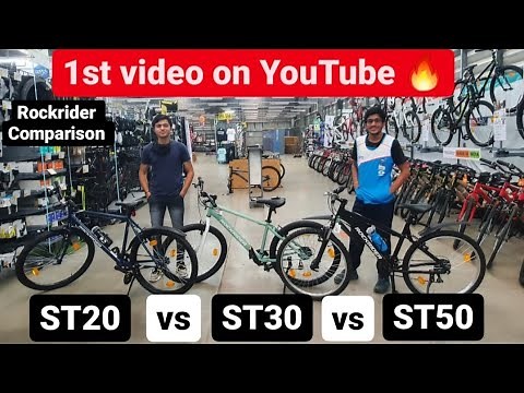 DECATHLON Btwin Rockrider ST20 vs ST30 vs ST50 | Best Btwin MTB | New Gear cycles | New ST30 |