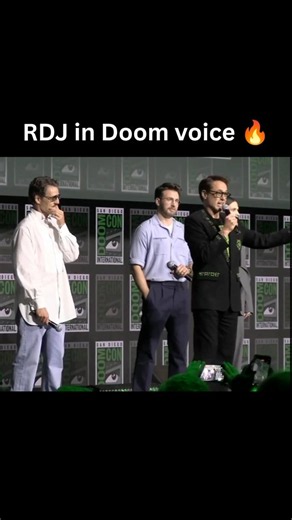 "Family of Doom" | RDJ in Dr Doom voice at SDCC #shorts #marvel #drdoom
