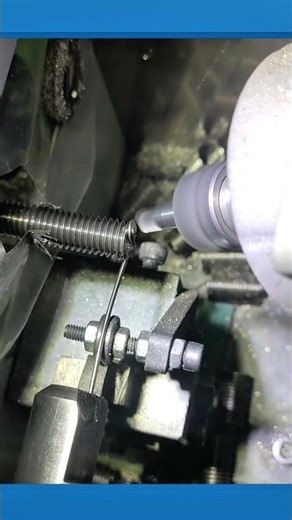 Making small springs from wire with precision #metalwork #DIYprojects