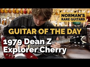 Guitar of the Day: 1979 Dean Z Explorer Cherry | Norman's Rare Guitars