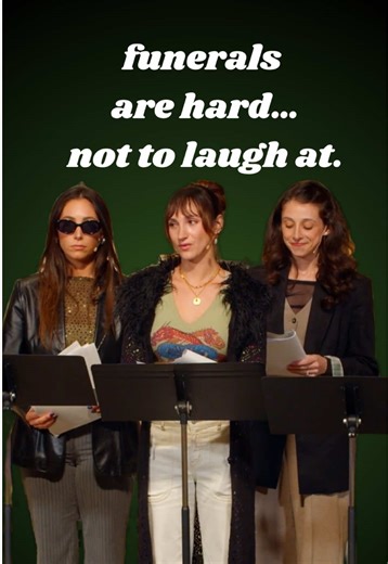 Funerals are hard… not to laugh during. Sorry. Which sibling are you? @jessie gill @Hannah Aaron Brown @Samiharnick #siblings #comedy #screenwriting #tvshow #script